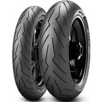 Par Pneu Cb 300 Ninja 300 110/70r17 + 150/60r17 Diablo Rosso 3 Pirelli