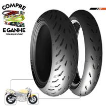 Par Pneu Cb Hornet 600 120-70-17 + 180-55-17 Power5 Michelin