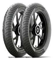 Par Pneu CG 125/150/160 TITAN FAN CARGO START Michelin 80/100-18 + 100/90-18 City Extra