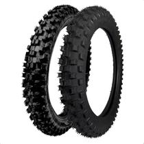 Par Pneu Cross Trilha Dianteiro 2.7518 Traseiro 90 90 1 8 Par Pneu Cross Trilha Dianteiro 2.7518 Traseiro 90 90 1 8