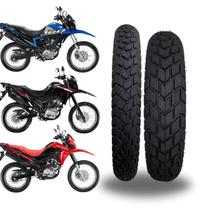 Par Pneu Diant Tras 90/90-19 + 110/90-17 Crosser Bros 150