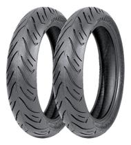 Par Pneu Factor / Fan / Titan / Cg 80/100-18 + 90/90-18 Sport R Technic S/cam