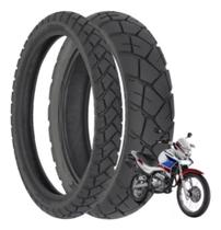 Par Pneu Falcon Nx400 Xl250 90/90-21 + 130/80-17 T&c Plus Technic