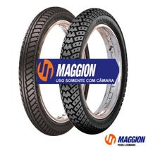 Par Pneu Maggion 2.75-18 X 90/90-18 Predator Com Câmara