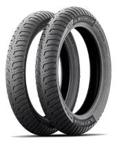 Par Pneu Michelin S/c Titan/150/160 Ybr/yes 80/100 + 90/90-18 City Extra