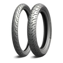 Par Pneu Moto Michelin PILOT STREET 2 80/100-18 + 100/80-18 Honda CG Titan 160