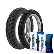 Par Pneu Moto Rinaldi R34 90/90-19 e 110/90-17 +Câmara de Ar Par Pneu Moto Rinaldi R34 90/90-19 e 110/90-17 +Câmara de Ar
