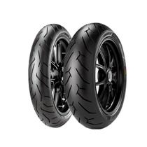 Par Pneu Pirelli 120/70ZR17+180/55R17 Diablo Rosso 2 CB 600F