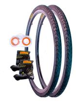 Par Pneu Pirelli 700x38 Phantom 29+2 Câmara+2 Fita Anti Furo
