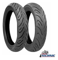 Par Pneu S/cam 80/100-18 + 100/90-18 Cg / Fan / Sport R Technic Par Pneu S/cam 80/100-18 + 100/90-18 Cg / Fan / Sport R Technic