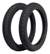 Par Pneu Suzuki Yes Gsr Katana 125 90/90-18 + 2.75-18 Tiger Com Câmara