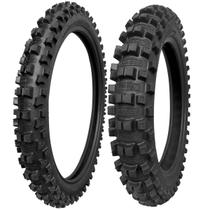 Par Pneu Traseiro 90/100-16 Dianteiro 70/100-19 Borilli Mx 007 Medium Soft Ktm Yz 85