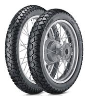 Par Pneu Vipal Tr 300 90/90-19 Dianteiro E 120/80-18 Traseiro para moto NXR 125/150/160 / Crosser 150 - Brandy Par Pneu Vipal Tr 300 90/90-19 Dianteiro E 120/80-18 Traseiro para moto NXR 125/150/160 / Crosser 150 - Brandy