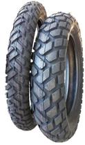 Par Pneu Xre 300 Xtz 250 Lander 90/90-21 + 120/80-18 Enduro 3 Sahara Metzeler