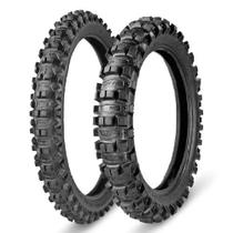 Par Pneu Yz 250 80/100-21 + 110/90-19 Mx77 Medium Soft Borilli