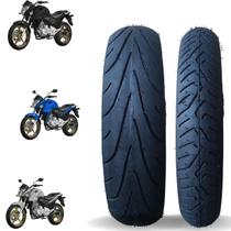 Par Pneus 100/80-17 + 140/70-17 Compatível Com Fazer 250