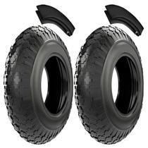 Par Pneus 3.258 Carrinho Mao Carriolas Aro 8 Camaras Ar Par Pneus 3.258 Carrinho Mao Carriolas Aro 8 Camaras Ar
