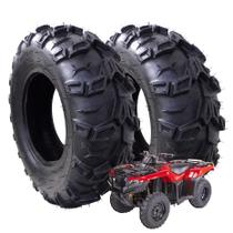 Par Pneus Dianteiro Moto Quadriciclo Honda Fourtrax 24x8-12