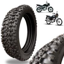 Par Pneus Titan Fan 125 150 160 Off Road Cross Trilha Cravo