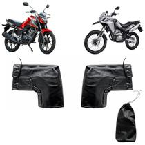 Par Polaina Fixa Guidao Termica Moto Luva + Bolsa Ftkar Par Polaina Fixa Guidao Termica Moto Luva + Bolsa Ftkar