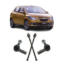 Par Ponteira Direção Barra Axial Chevrolet Onix 2013 A 2016