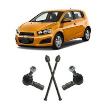 Par Ponteira Direção Barra Axial Chevrolet Sonic 2012 A 2014