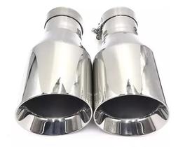 Par Ponteira Inox 4 Pol. Entrada: 3 Polegadas - Universal Par Ponteira Inox 4 Pol. Entrada: 3 Polegadas - Universal