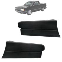 Par Ponteira Para Choque Traseira Saveiro 1993 Até 1997 Preta Par Ponteira Para Choque Traseira Saveiro 1993 Até 1997 Preta