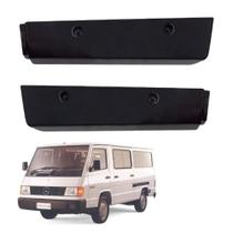 Par Ponteira Parachoque Mb 180 Direito Esquerdo Preto Fosco Par Ponteira Parachoque Mb 180 Direito Esquerdo Preto Fosco