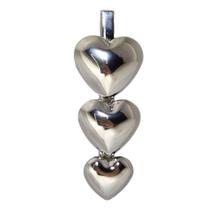 Par Presilha Cabelo Coração ou Bola Metal Dourado ou Prata