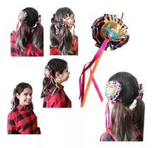 Par Presilha Tic Tac Mini Chapéu Festa Junina Caipira