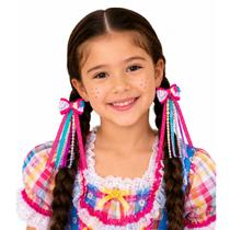 Par Presilhas Laço Xadrez Festa Junina Pipoca Girassol Com Fitas Coloridas Par Presilhas Laço Xadrez Festa Junina Pipoca Girassol Com Fitas Coloridas