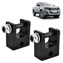 Par Prolongador De Amortecedor Traseiro Preto Ranger 2014 Par Prolongador De Amortecedor Traseiro Preto Ranger 2014