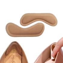Par Protetor Calcanhar Auto Adesiva Espuma Ajuste Sapato