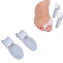 Par Protetor Corretor Joanete Separador Dedão Dedo Silicone