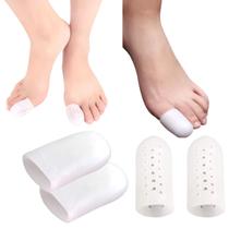 Par Protetor Dedão Pé Silicone Dedeira Calo Unha Encravada Par Protetor Dedão Pé Silicone Dedeira Calo Unha Encravada