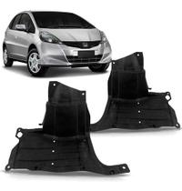 Par Protetor Inferior Parabarro Dianteiro Honda Fit 2009 até 2014