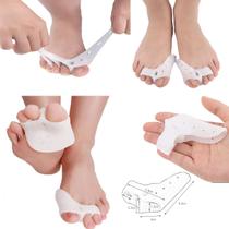 Par Protetor Joanete Apoio Plantar Separador Dedo Silicone