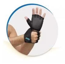 Par Protetor Palmar C/ Polegar Prevenção De Stress Muscular