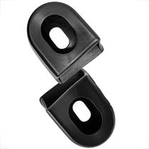 Par Protetor Silicone Pedivela Universal Preto Proteção para MTB, Speed Trilhas