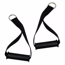 Par Puxador Estribo Nylon Para Academia Musculação Treino Funcional Fitness Treinamento Em Casa