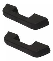Par Puxador Porta Descansa Braço Preto Fusca Brasilia Kombi Par Puxador Porta Descansa Braço Preto Fusca Brasilia Kombi