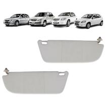 Par Quebra Sol Cinza Com Bolsa Chevrolet Corsa Classic Celta Prisma Newtec NT2202GM E NT2203GM Par Quebra Sol Cinza Com Bolsa Chevrolet Corsa Classic Celta Prisma Newtec NT2202GM E NT2203GM