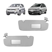 Par Quebra Sol Cinza com Caixa Espelho Volkswagen Fox Spacefox 2003 a 2011 Newtec Nt2902vw Nt2903vw Par Quebra Sol Cinza com Caixa Espelho Volkswagen Fox Spacefox 2003 a 2011 Newtec Nt2902vw Nt2903vw