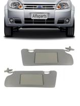 Par Quebra Sol Cinza com Espelho Ford Ka 2001 a 2013