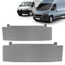 Par Quebra Sol Ducato Boxer Jumper 2006 a 2025 Bolsa Cinza Claro Par Quebra Sol Ducato Boxer Jumper 2006 a 2025 Bolsa Cinza Claro