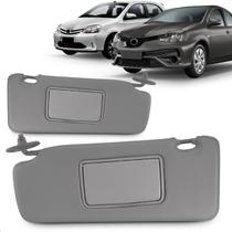Par Quebra Sol Etios Hatch Sedan 2012 a 2020 Cx. Espelho Cinza Par Quebra Sol Etios Hatch Sedan 2012 a 2020 Cx. Espelho Cinza
