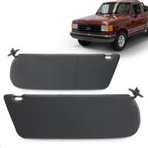 Par Quebra Sol F1000 1993 a 1998 Liso Cinza Escuro Par Quebra Sol F1000 1993 a 1998 Liso Cinza Escuro