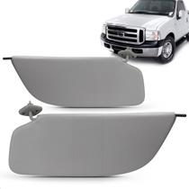 Par Quebra Sol F250 F350 F4000 1998 1999 00 01 02 03 04 05 06 07 08 09 10 11 Cinza Espelho Bolsa Par Quebra Sol F250 F350 F4000 1998 1999 00 01 02 03 04 05 06 07 08 09 10 11 Cinza Espelho Bolsa