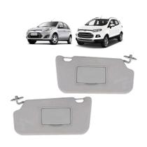 Par Quebra Sol Fiesta Ecosport 2003 2004 2005 2006 2007 2008 2009 2010 2012 2013 Cinza Espelho